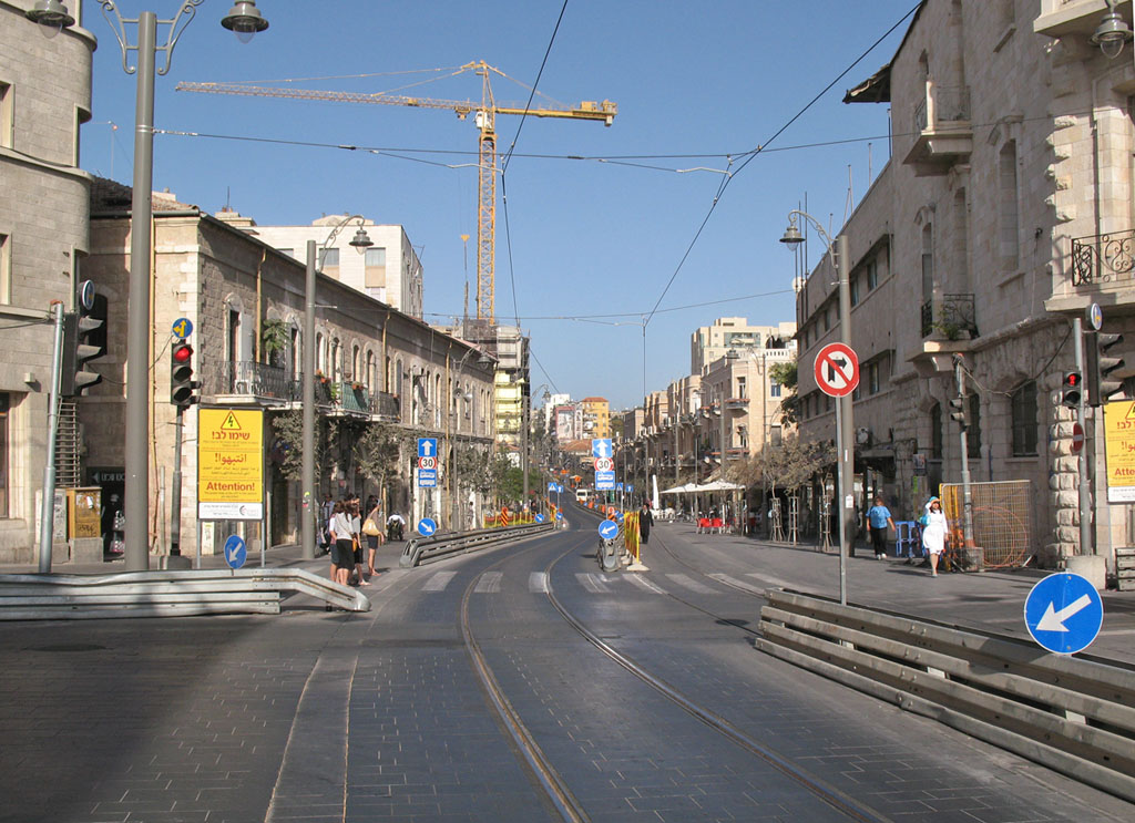 Иерусалим — Строительство Красной линии; Иерусалим — Трамвай — Разные фотографии