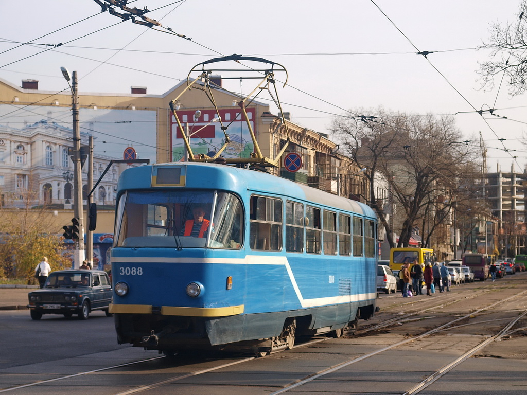 Odesa, Tatra T3R.P # 3088