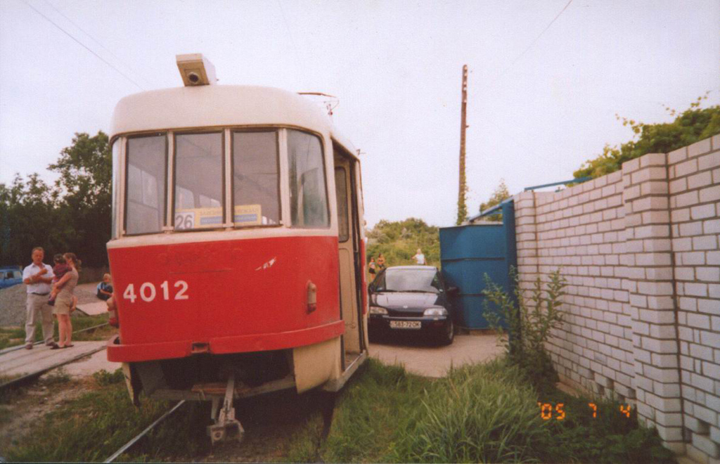 Odesa, Tatra T3SU № 4012