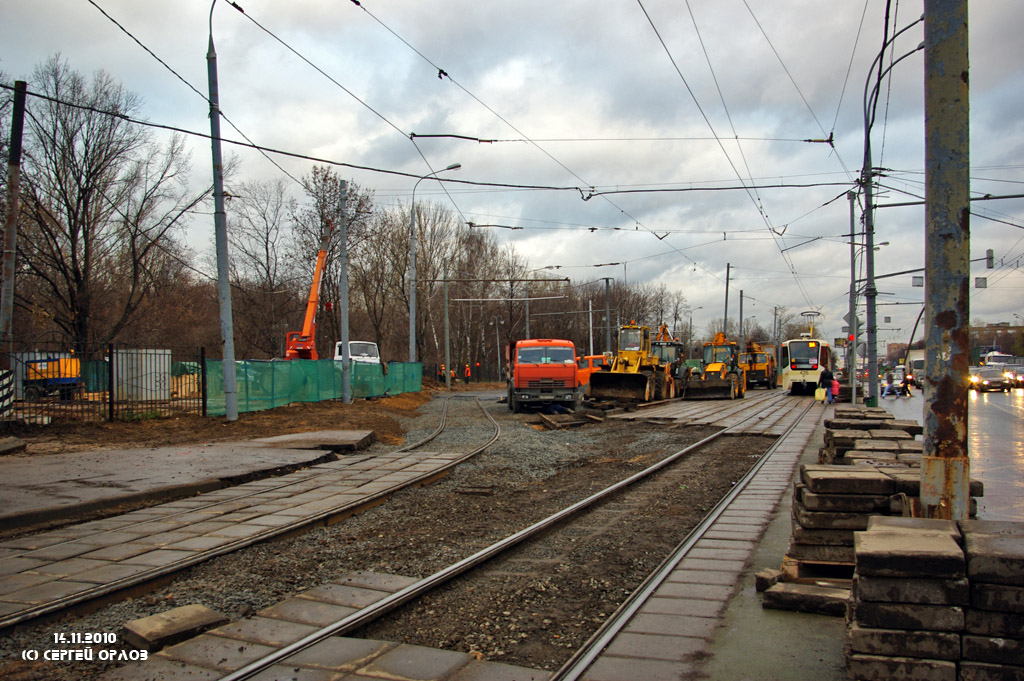 Москва — Строительство и ремонты; Москва — Трамвайные линии: ВАО