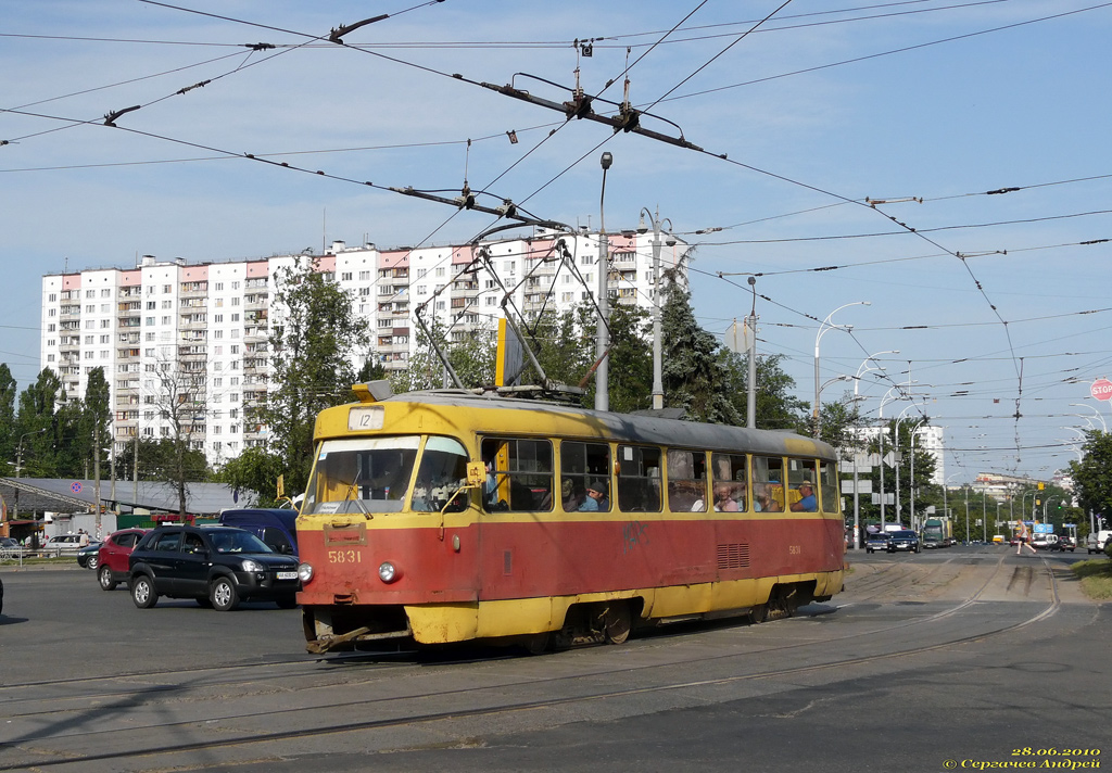 Київ, Tatra T3SU № 5831