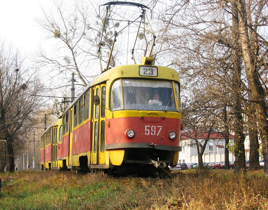 Харьков, Tatra T3SU № 597