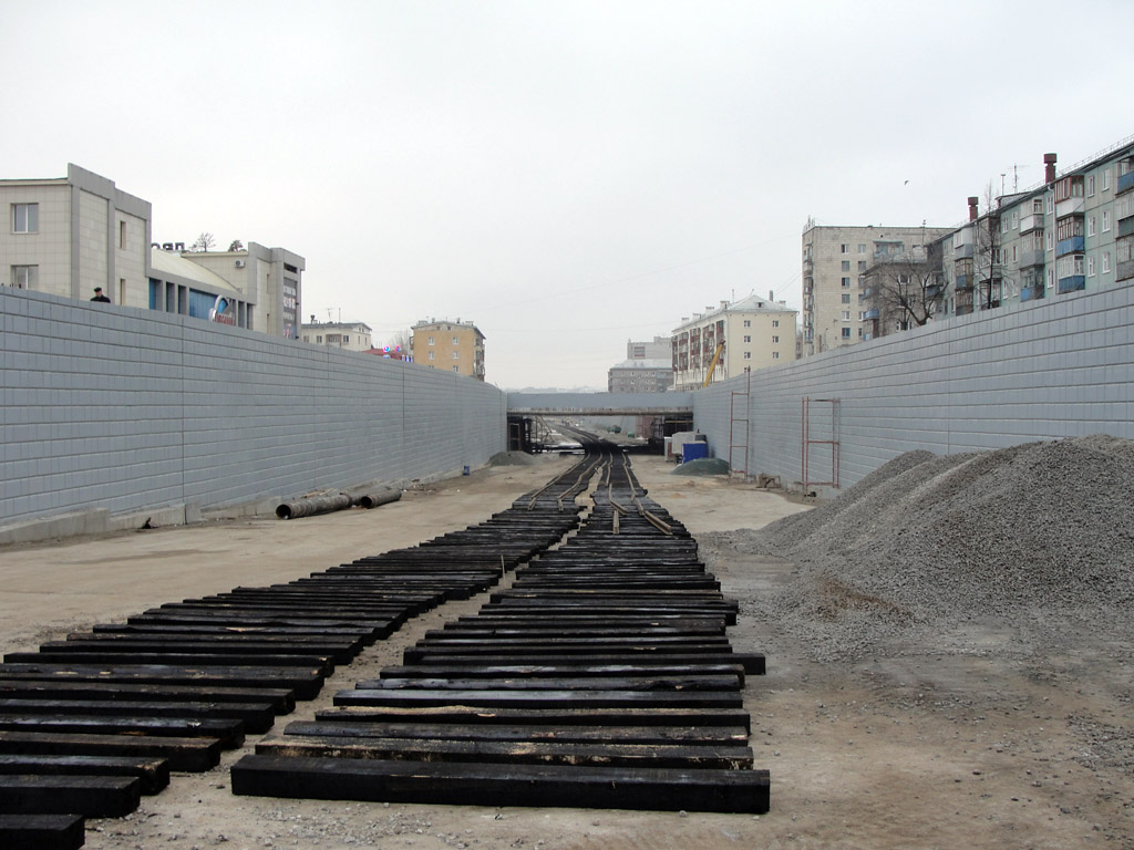 Kasan — Construction of tram line "Dekabristov str — Said-Galeev str"
