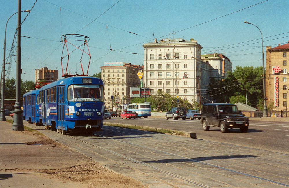 Москва, Tatra T3SU № 3579