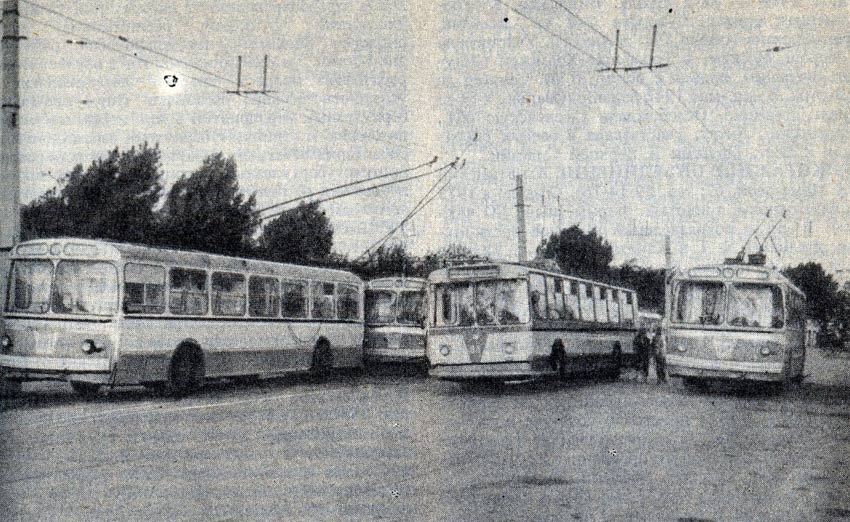 Almaty, ZiU-5D № 199; Almaty, ZiU-682V № 34; Almaty, ZiU-5D № 64