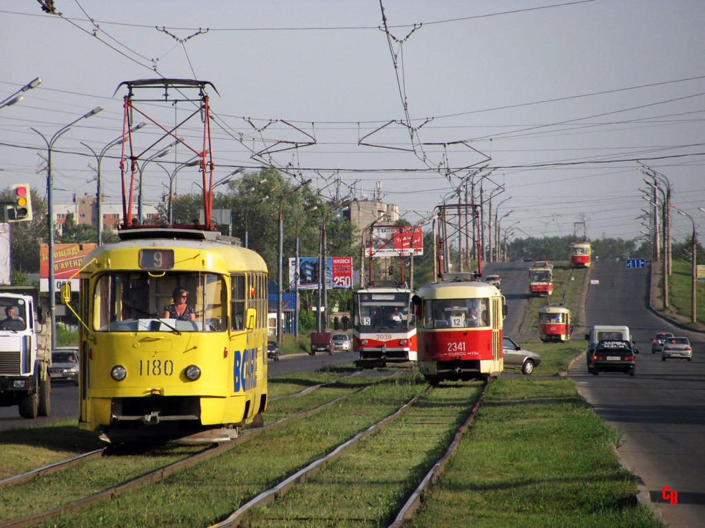 Ижевск, Tatra T3SU № 1180; Ижевск — Линии электротранспорта