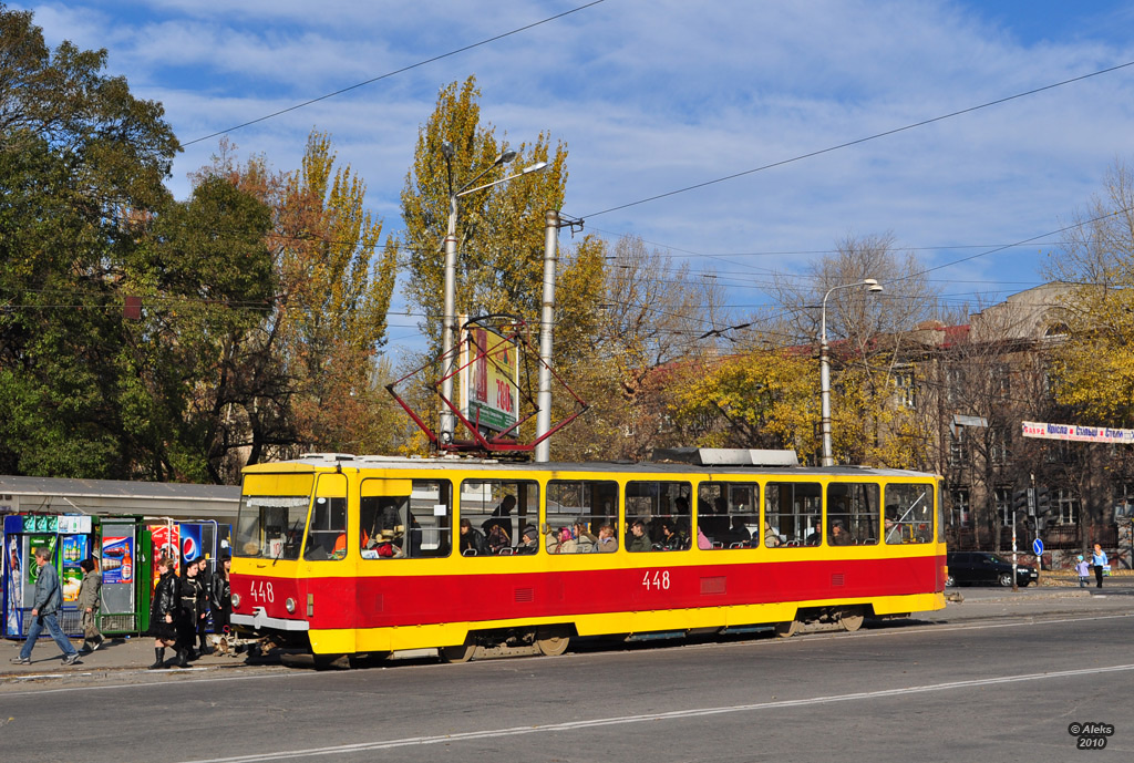 Zaporizhzhia, Tatra T6B5SU # 448