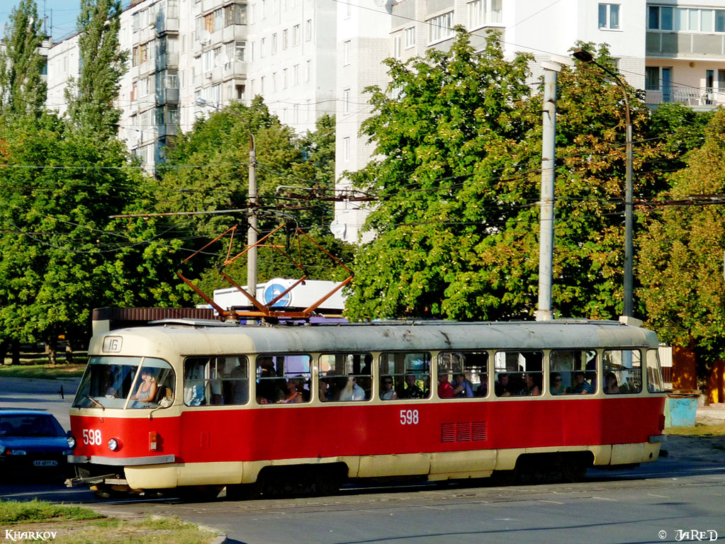 Харьков, Tatra T3SU № 598