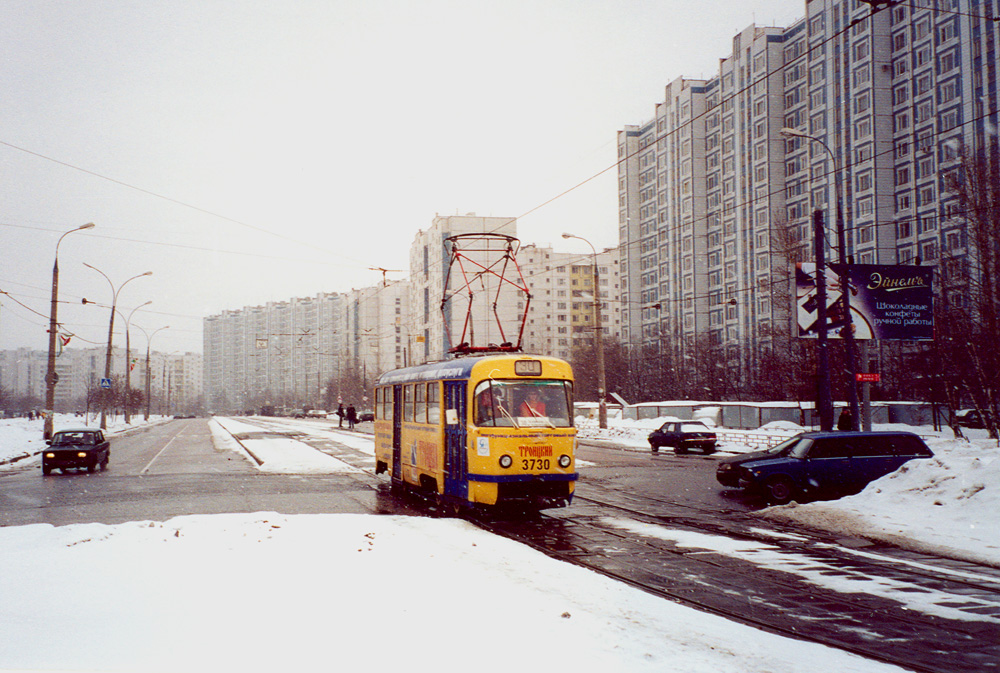 Москва, Tatra T3SU № 3730