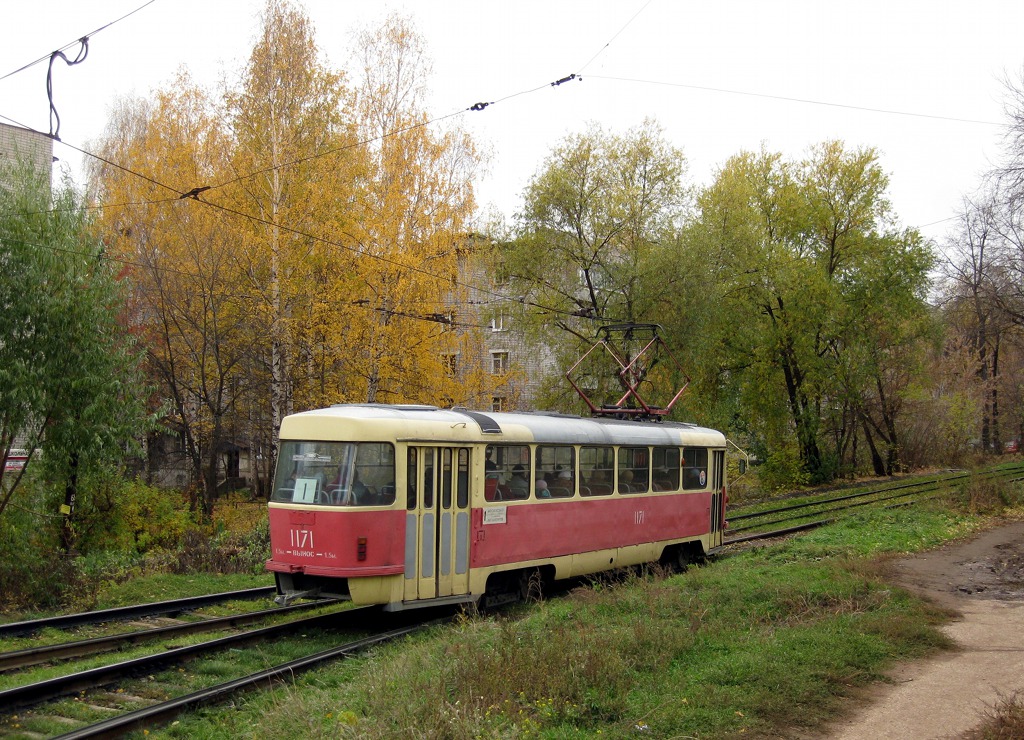 Ижевск, Tatra T3SU (двухдверная) № 1171