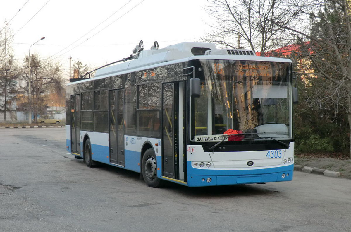 Crimean trolleybus, Bogdan T70110 # 4303