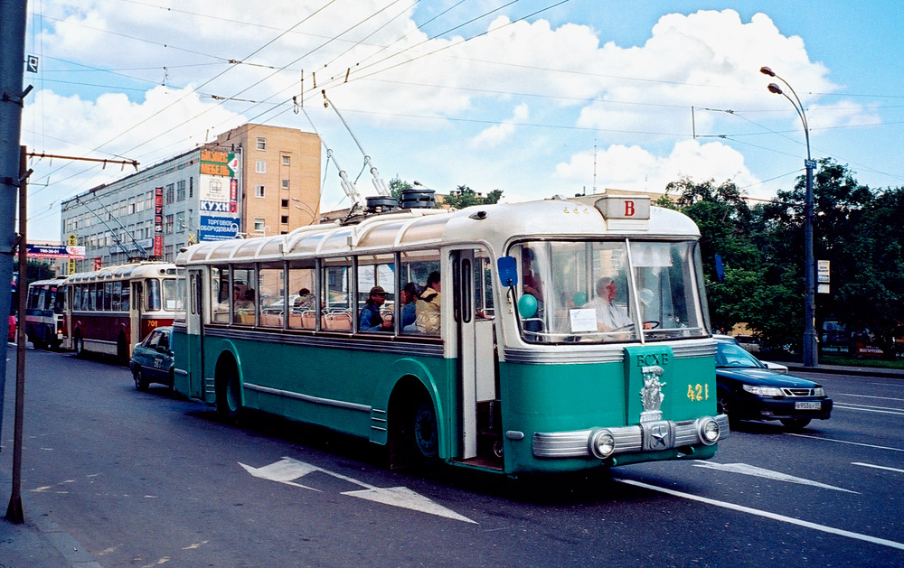 Москва, СВАРЗ ТБЭС № 421; Москва — Парад к юбилею МТрЗ 2 июля 2004