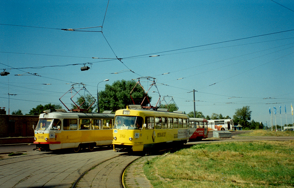 Москва, Tatra T3SU № 3648; Москва, Tatra T3SU № 3762