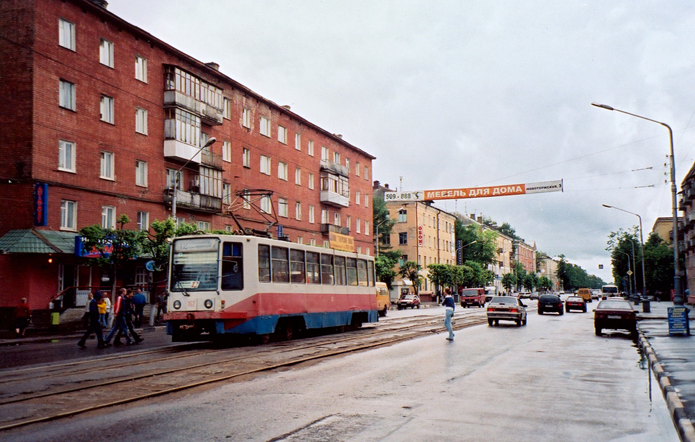 Tver, 71-608K Nr 162; Tver — Streetcar lines: Proletarsky District; Tver — Tver tramway in the early 2000s (2002 — 2006)