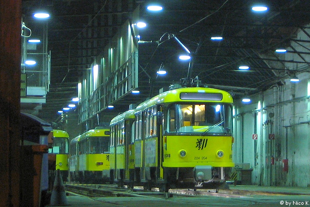 Дрезден, Tatra T4D-MT № 224 204; Дрезден — Трамвайное депо Толькевиц (закрытые 2003)