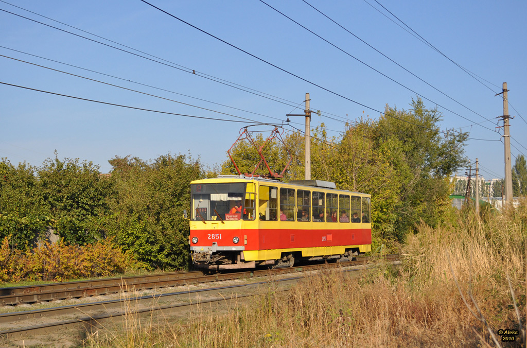Волгоград, Tatra T6B5SU № 2851