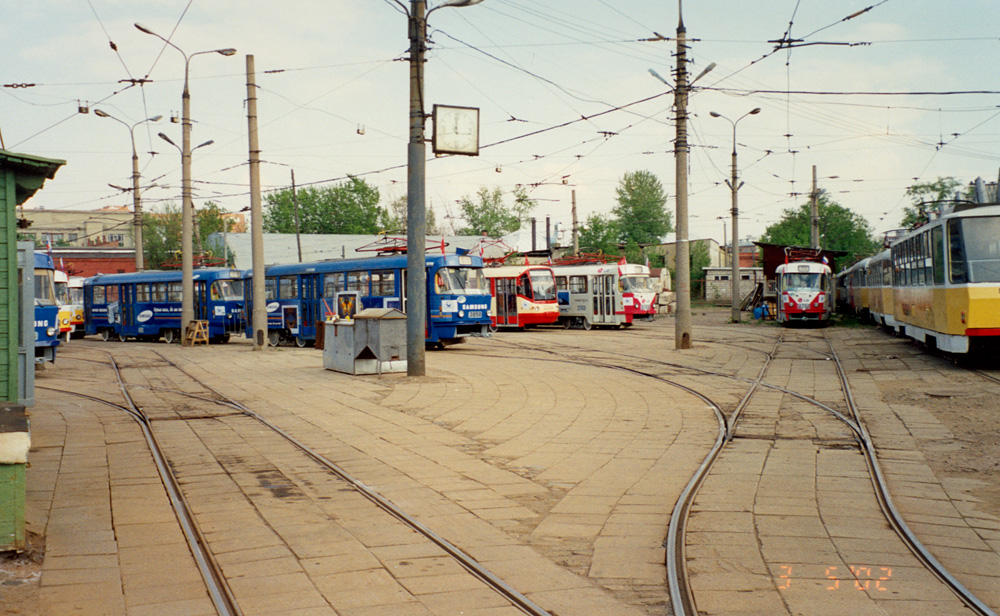 Moskva — Tram depots: [3] Krasnopresnenskoye. Old territory on in Vagankovo (until 2002)