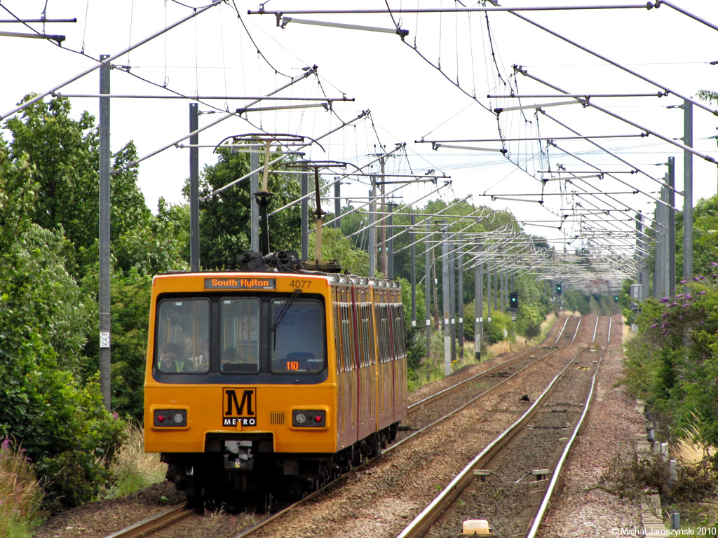 Newcastle upon Tyne, Metro-Cammell Class 994 Nr 4077; Newcastle upon Tyne — Metro