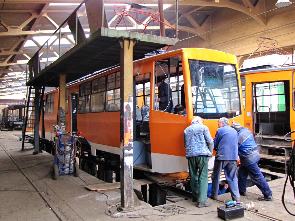 София, Т6М-700 F № 831; София — Трамваен ремонтен завод (Трамкар) — Трамвай