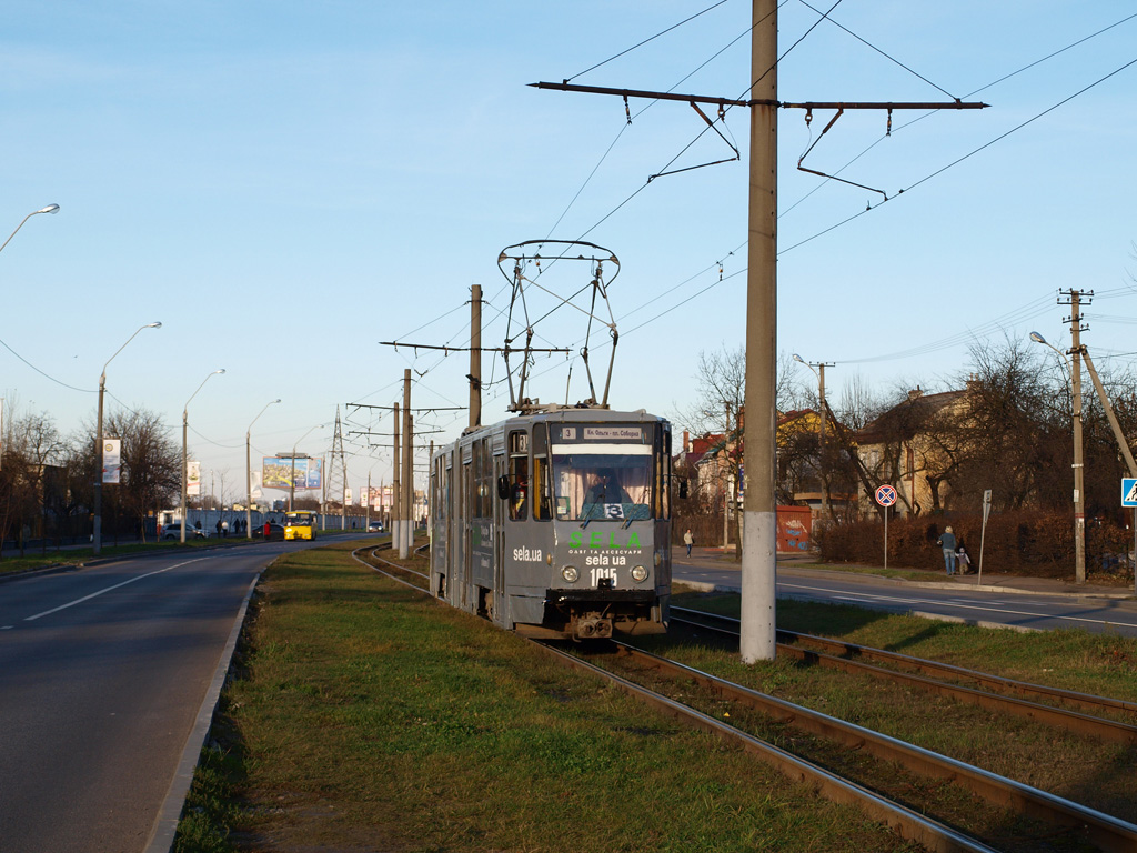 Львов, Tatra KT4SU № 1015