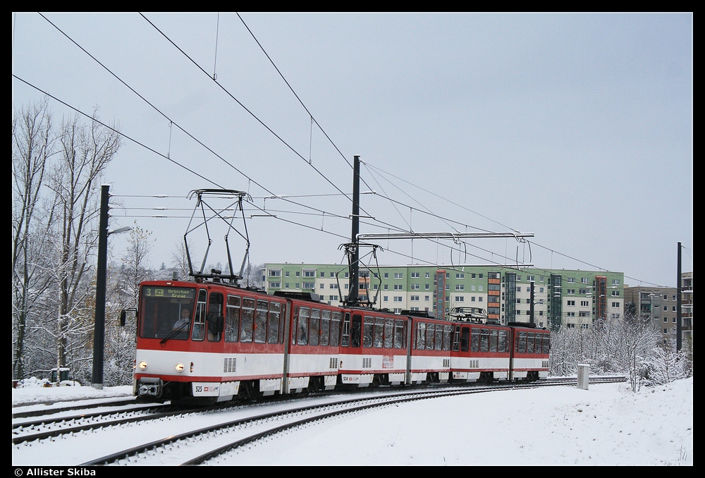 Erfurt, Tatra KT4D № 525; Erfurt — Tatra KT4D+KT4D+KT4D 3-car Trains