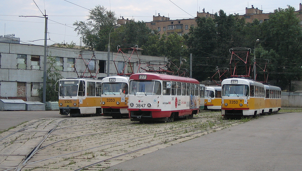 Москва, Tatra T3SU № 3847; Москва, МТТМ № 3350