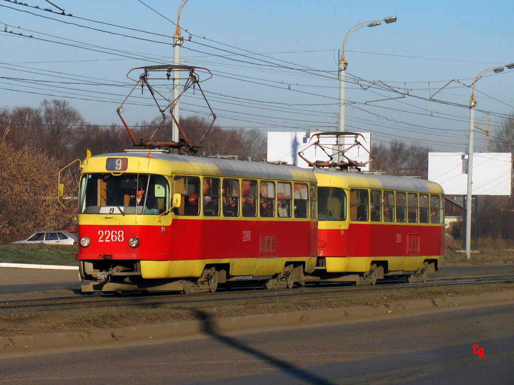 Ижевск, Tatra T3SU (двухдверная) № 2268