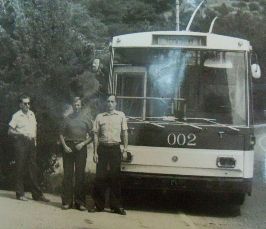 Крымский троллейбус, Škoda 14Tr0 № 002; Крымский троллейбус — Исторические фотографии (1959 — 2000)