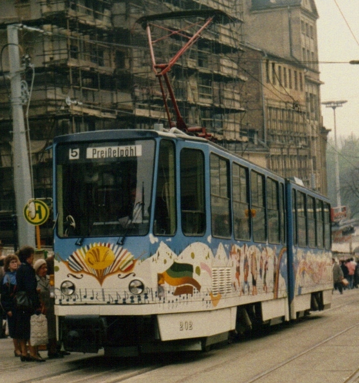 Плауэн, Tatra KT4D № 202; Плауэн — Старые фотографии