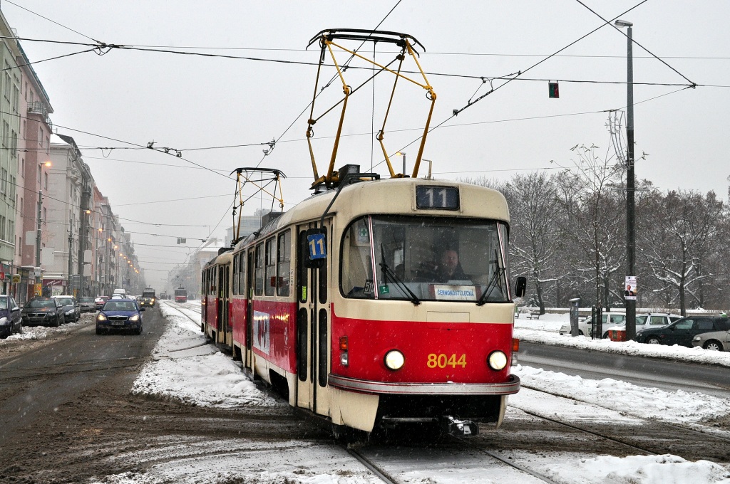Прага, Tatra T3M № 8044