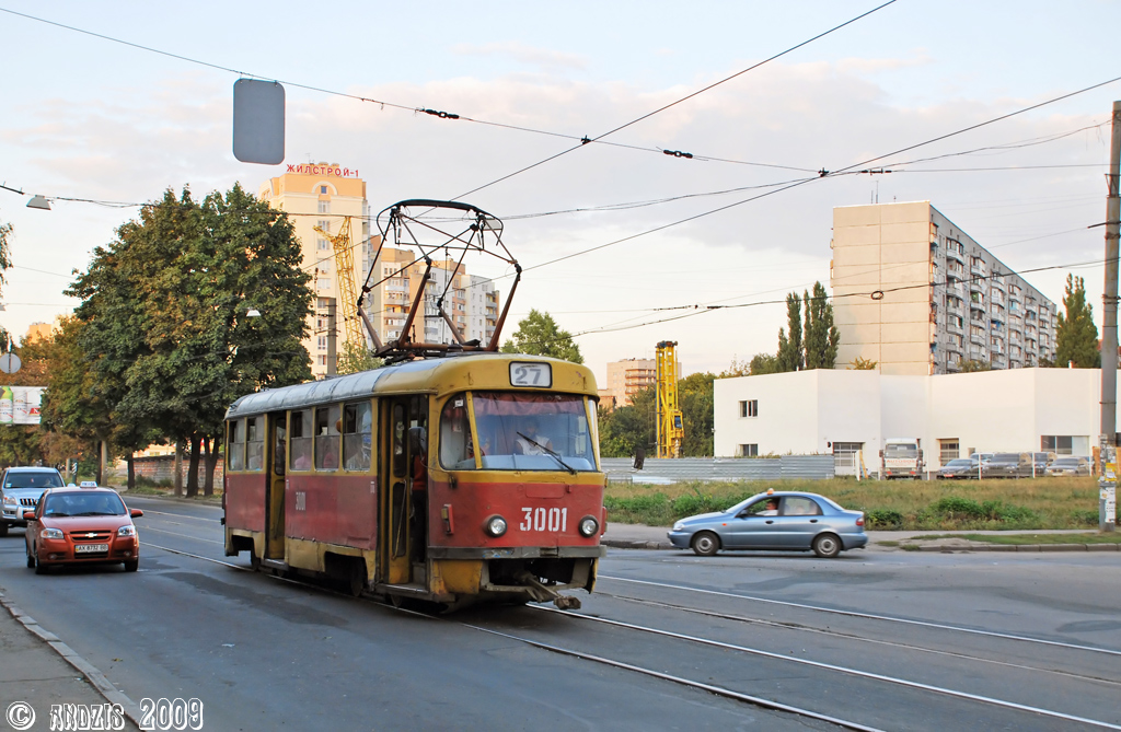 Kharkiv, Tatra T3SU # 3001