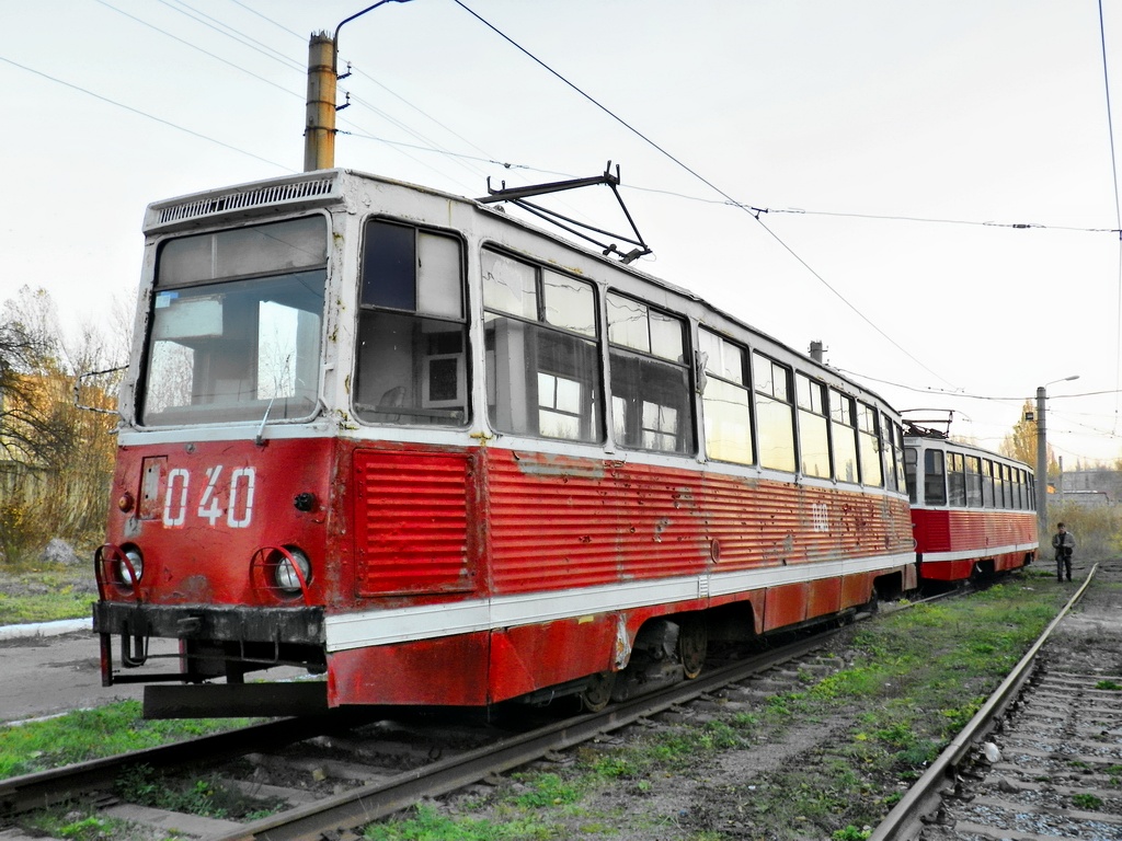 Авдеевка, 71-605 (КТМ-5М3) № 040; Авдеевка — Трамвайный парк