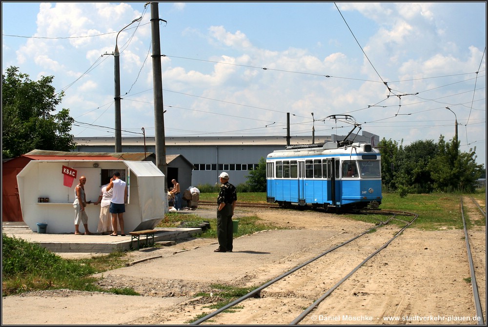 文尼察, SWS/MFO Be 4/4 "Karpfen" # 247; 文尼察 — Tramway Lines and Infrastructure
