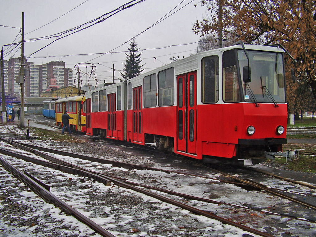 Винница, Tatra KT4SU № 153; Винница — Отправка вагонов в Житомир