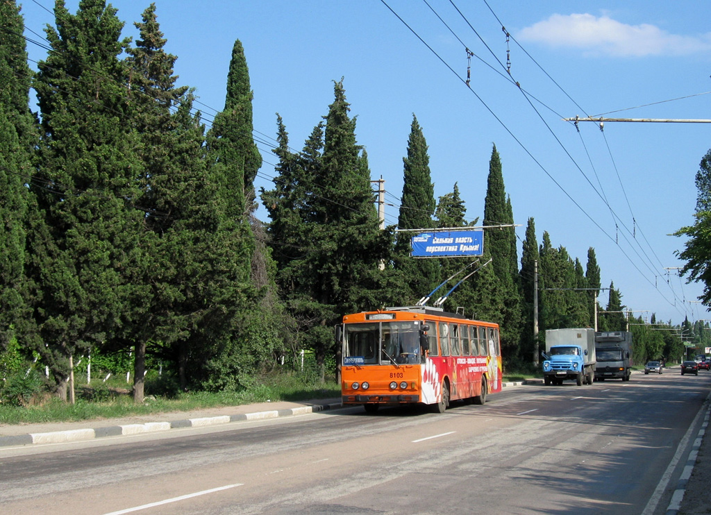 Крымский троллейбус, Škoda 14Tr89/6 № 8103