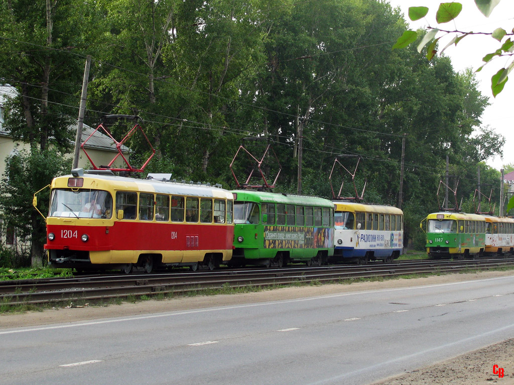 Ижевск, Tatra T3SU № 1204; Ижевск — Конечные станции и разворотные кольца