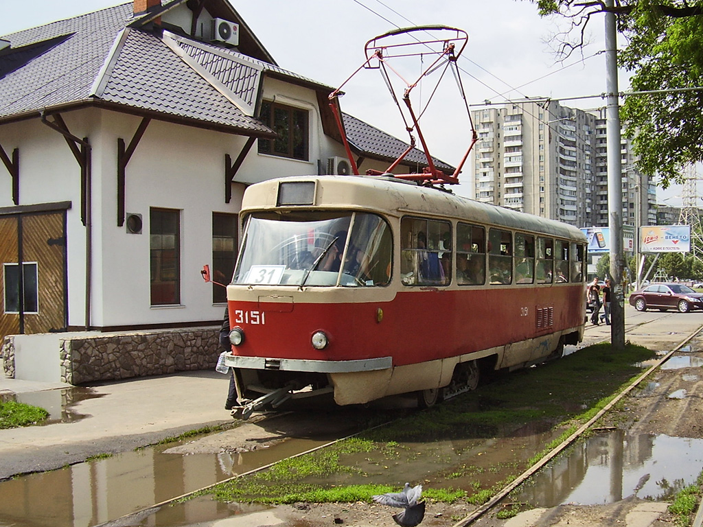 Одесса, Tatra T3SU (двухдверная) № 3151