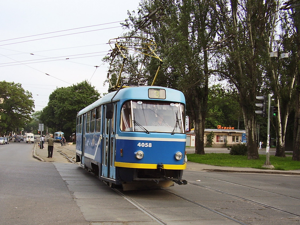 Odessa, Tatra T3R.P # 4058