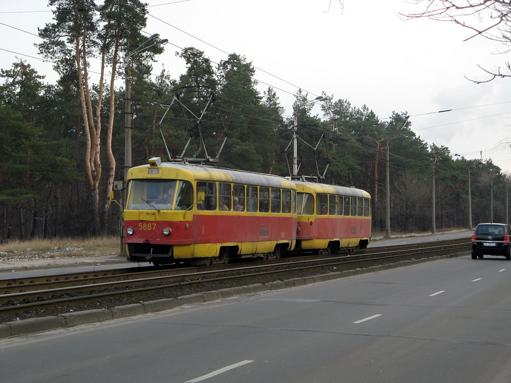 Kyiv, Tatra T3SU № 5687