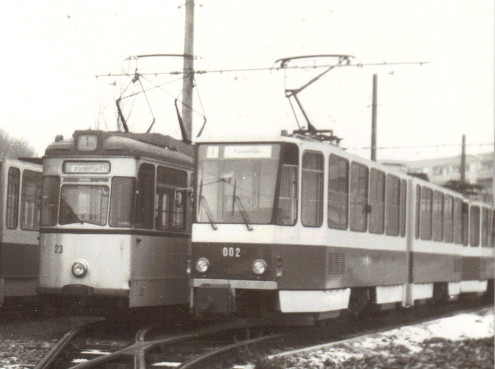 Гёрлиц, Tatra KT4D № 002; Гёрлиц — Старые фотографии