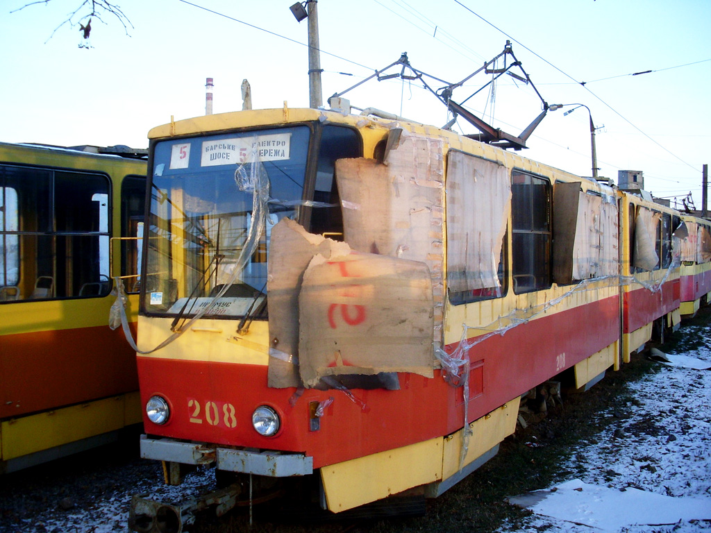Винница, Tatra KT4SU № 208