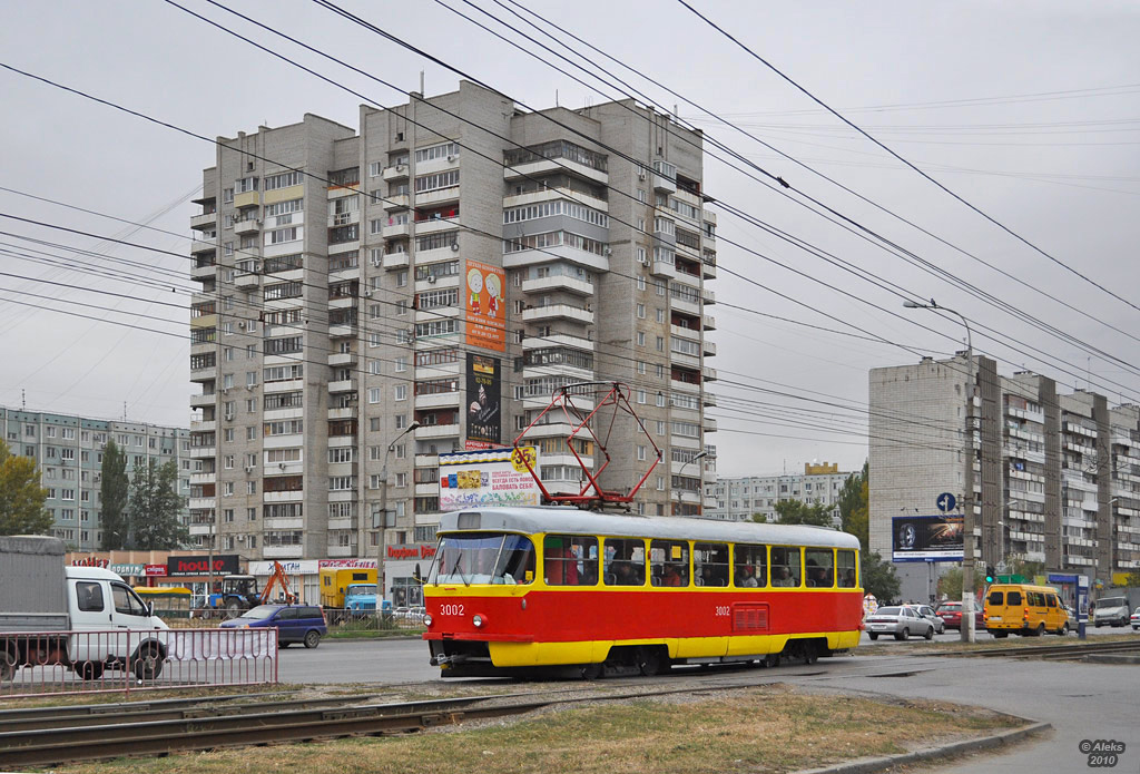 Volgograd, Tatra T3SU (2-door) Nr 3002