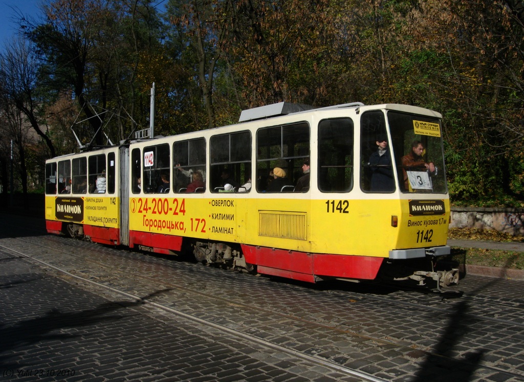 Lwów, Tatra KT4SU Nr 1142