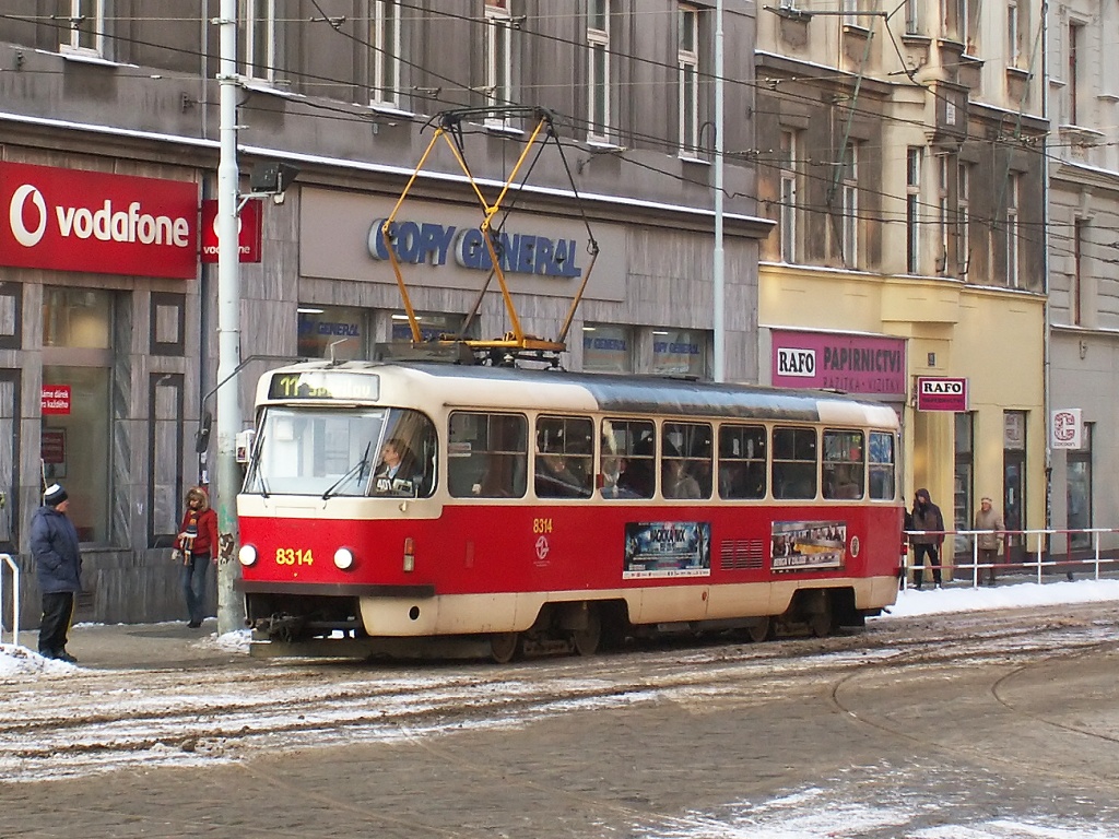 Прага, Tatra T3R.P № 8314