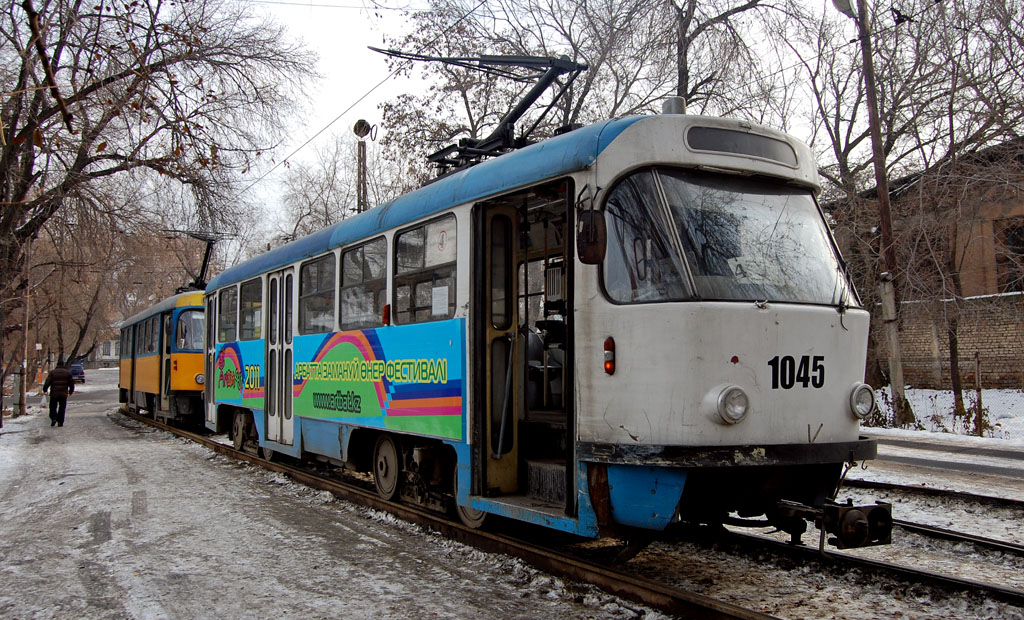 Алматы, Tatra T4D № 1045