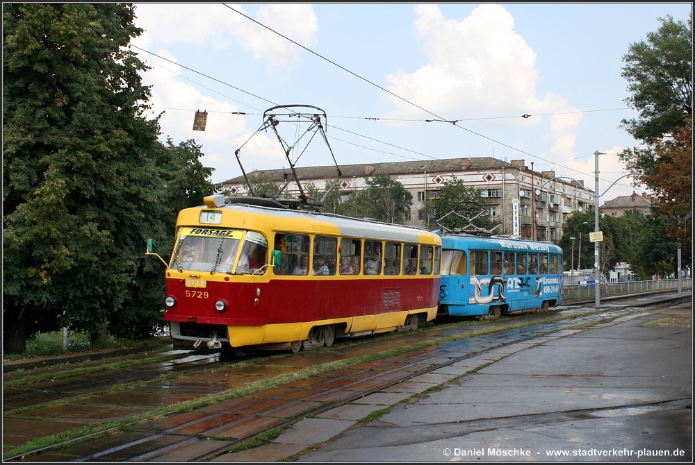Kiev, Tatra T3SU N°. 5729