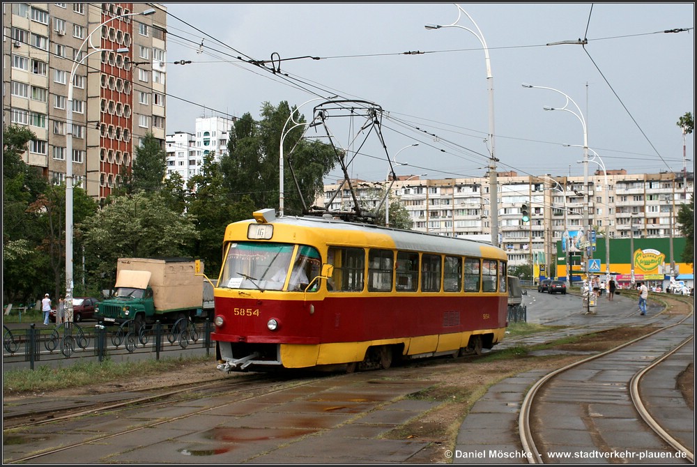 Киев, Tatra T3SU № 5854
