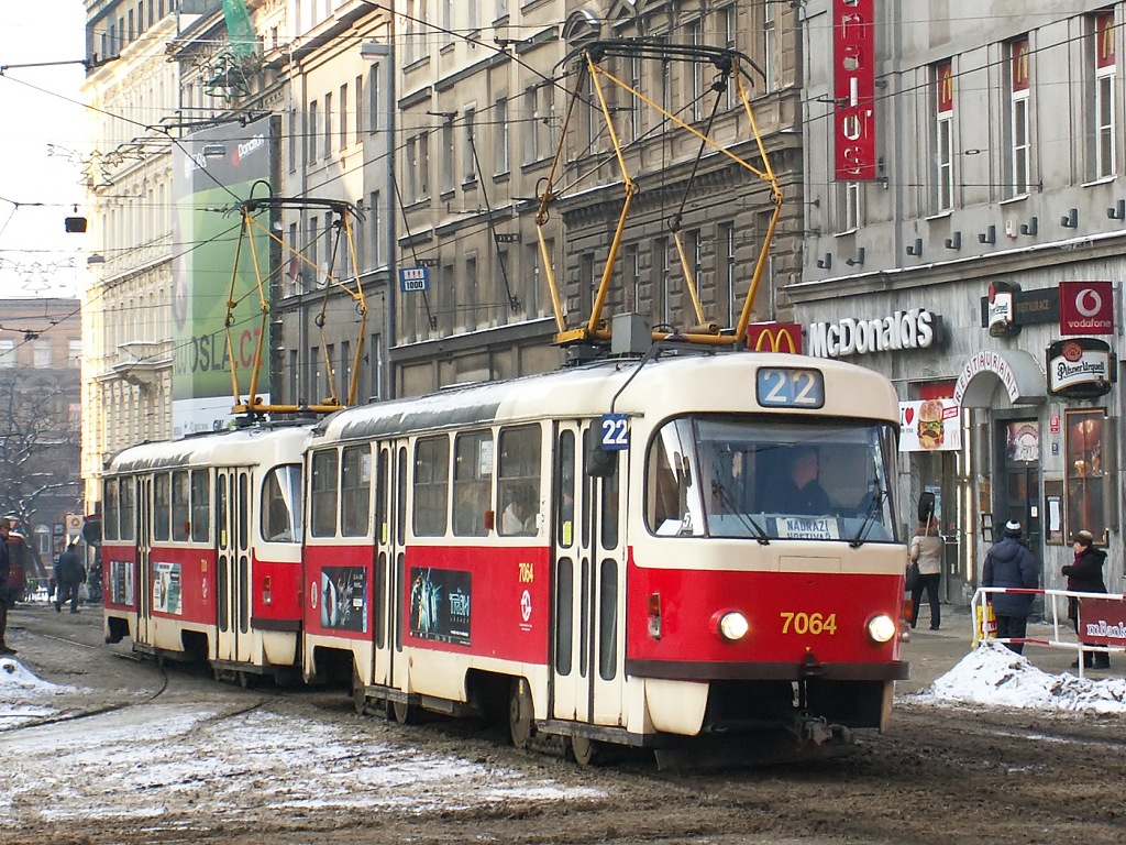 Прага, Tatra T3SUCS № 7064