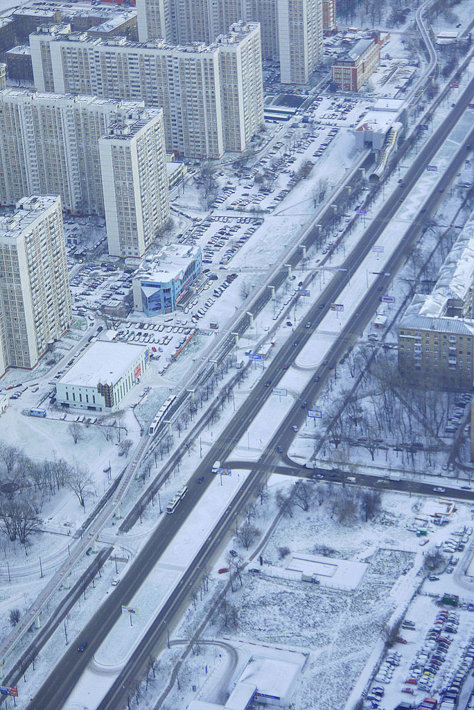 Moskva — Monorail; Moskva — Tram lines: North-Western Administrative District; Moskva — Views from a height