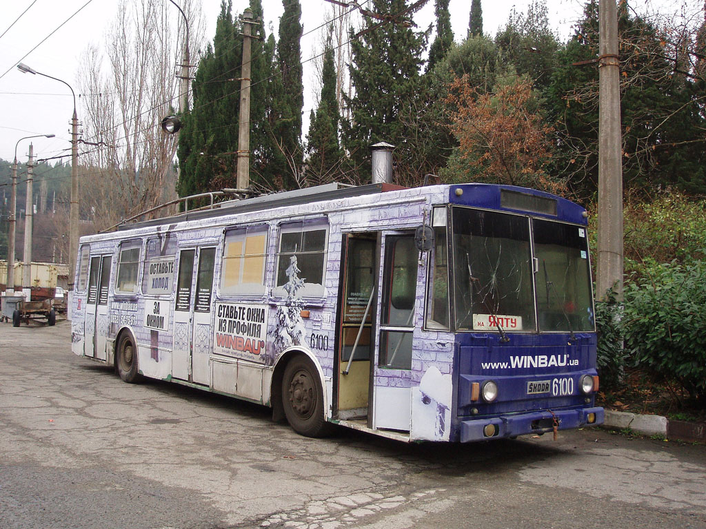Крымский троллейбус, Škoda 14Tr89/6 № 6100